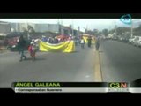 Guerrero: marcha la CETEG por las calles de Chilpancingo