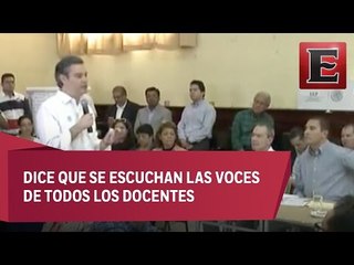 Nuño dice estar consciente de los problemas de la reforma educativa