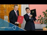 Peña Nieto recibe a homólogo de Turquía Recep Tayyip