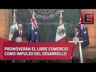 EPN recibe a Gobernador General de Australia en Palacio Nacional