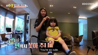 Na Eun is Trimming Her Bangs~ [The Return of Superman Ep 245]