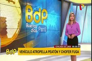 Cercado de Lima: se registra balacera durante persecución a delincuentes