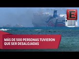 Se incendia crucero en costas de Puerto Rico