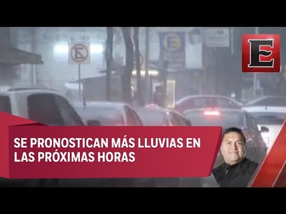 Afectaciones en la Ciudad de México por fuertes lluvias
