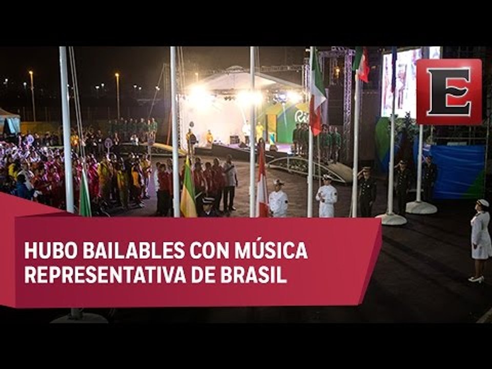 Bandera mexicana ondea en Villa Olímpica de Río de Janeiro