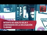 Intento de asalto deja 9 lesionados en la Delegación Tláhuac