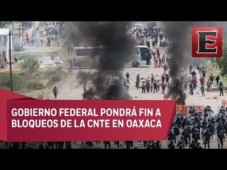 Gobierno federal se compromete con dar fin al conflicto magisterial