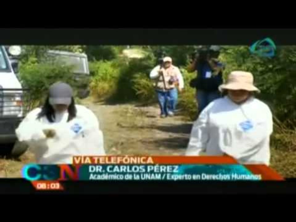 Comité de desaparecidos en México; Carlos Pérez académico de la UNAM