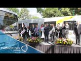Estrenan cuatro nuevas unidades del Tren Ligero