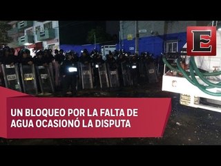 Enfrentamiento entre civiles y granaderos en Circuito Interior