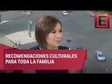 Ivonne Arriaga y las actividades culturales para el fin de semana