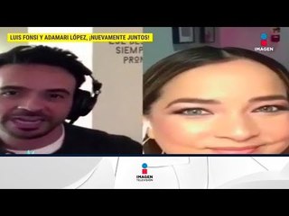 ¡Luis Fonsi y Adamari López juntos para cantar en las redes! | | De Primera Mano