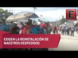 Continúan protestas magisteriales en Guerrero