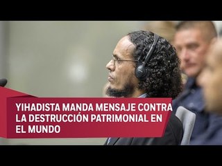 Yihadista pide disculpas por sus actos