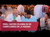 Fidel Castro reaparece y celebra sus 90 años