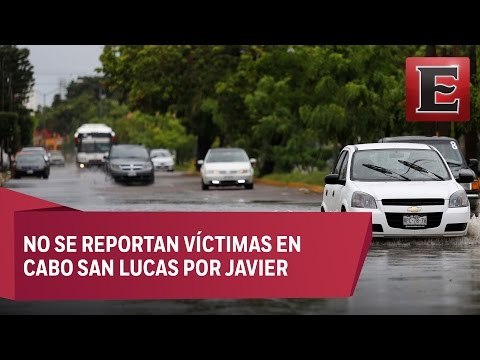 Intensas lluvias en BCS generadas por remanentes de tormenta Javier