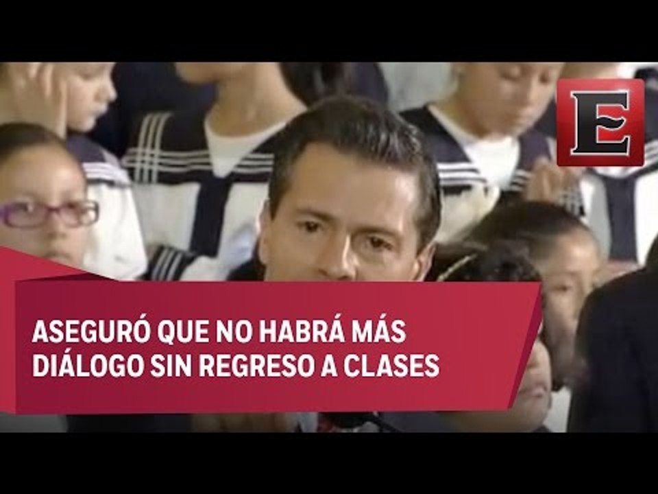 EPN asegura que no negociará los derechos de la niñez mexicana