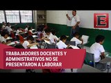 CNTE impide en Chiapas y Oaxaca el regreso a clases