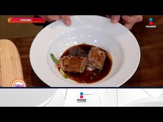 ¡Aprende a preparar Rollitos teriyaki con el Chef Nico! | Sale el Sol