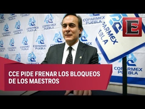 Segob promete a empresarios resolver el conflicto magisterial