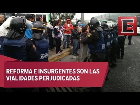 Manifestaciones afectan la movilidad en la CDMX
