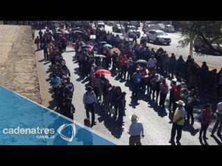 CETEG marcha en Chilpancingo,  pide liberación de sus compañeros