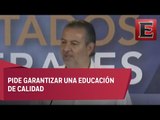 Gerardo Gutiérrez pide combatir rezago educativo