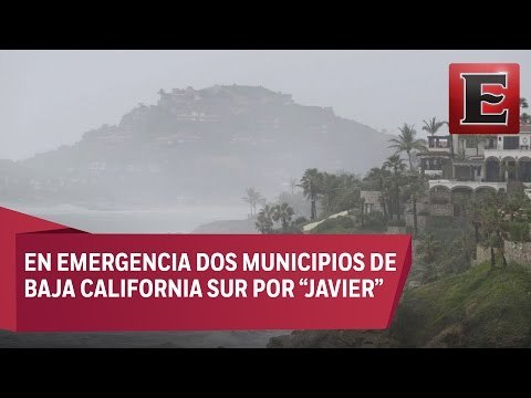 Declaratoria de emergencia en BCS por el paso de Javier