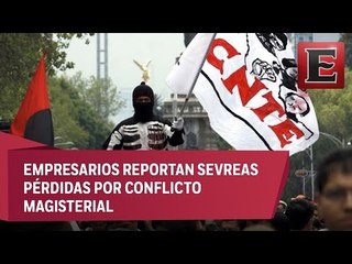 Estancamiento económico en México por conflicto magisterial