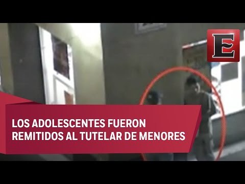 Caen dos asaltantes de 15 años en la Ciudad de México