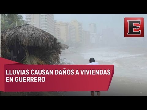 Afectaciones por lluvias torrenciales en Acapulco