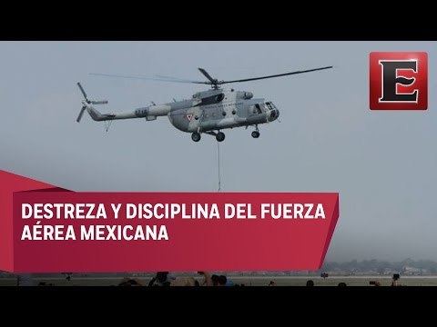 Espectaculares maniobras de la Fuerza Aérea Mexicana