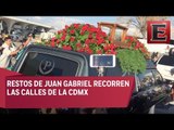 Colapsan calles de la CDMX por homenaje a Juan Gabriel