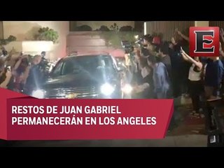 Despiden restos de Juan Gabriel en Santa Mónica