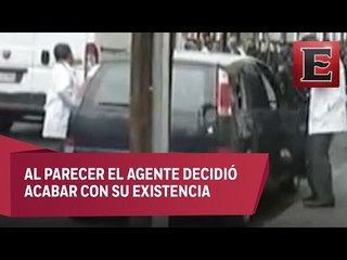 Policía capitalino aparece sin vida en el interior de su vehículo