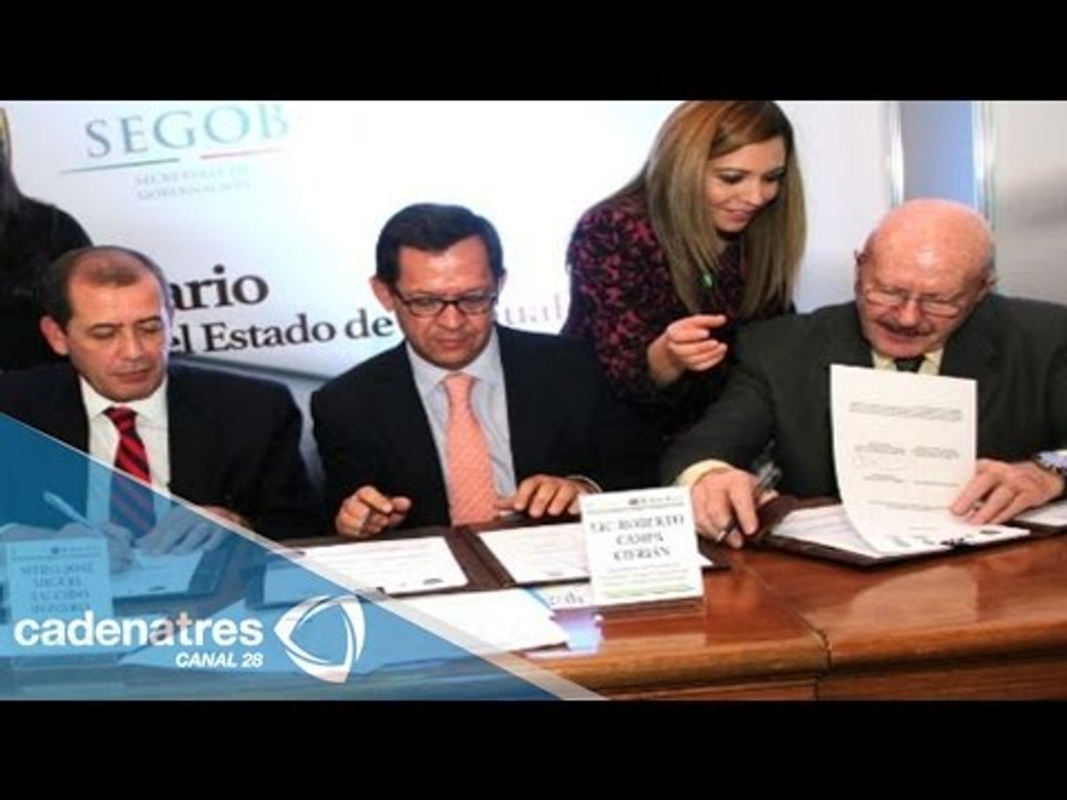 México firma convenio contra las adicciones