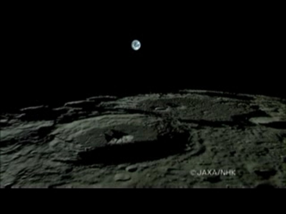 Un lever de Terre sur la Lune