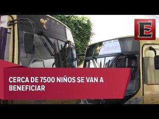 Fundación Teletón recibe autobuses para transportar a menores