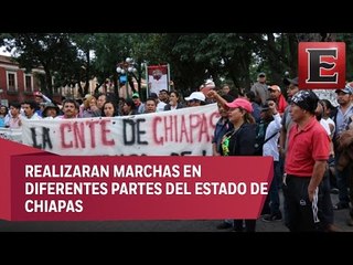 La CNTE sigue sin reanudar clases en Chiapas