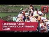 Retiran basura en el Cañón del Sumidero, Chiapas