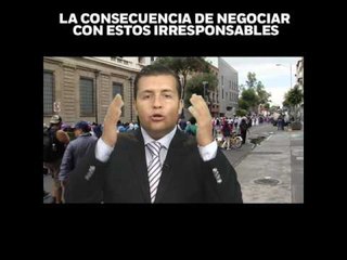 'La CNTE mantendrá paro indefinido y amenaza con no iniciar clases', opinión de Ciro Di Constanzo