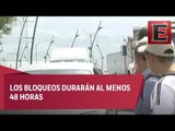 CNTE bloquea accesos a Tuxtla Gutiérrez