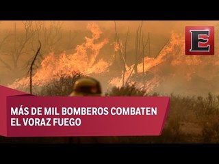 Miles de evacuados en California por incendio fuera de control
