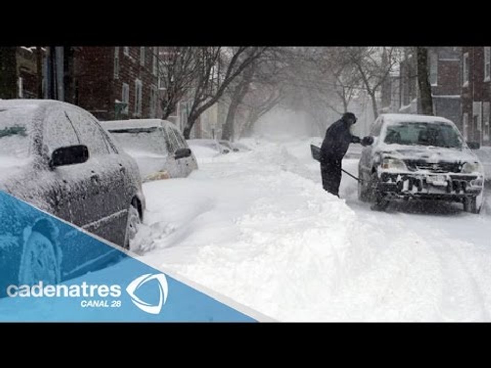 Nueva York sufre de históricas nevadas