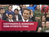 Jóvenes mexicanos se reúnen con EPN en Palacio Nacional