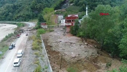 Araklı'da Sağanak ve Sel Sonrası Yolları Çamur Kapladı -2