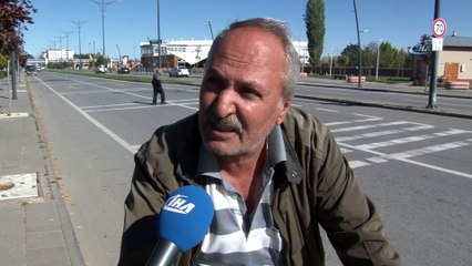 Sivas'ta yaya geçitleri kırmızı-beyaz