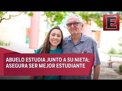 Abuelo de 82 años determinado a concluir sus estudios