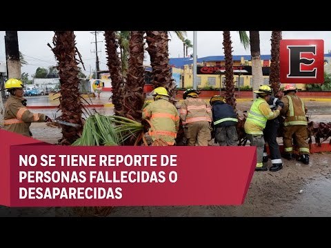 Huracán Newton impacta Los Cabos, BCS