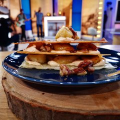 Mille-feuille de bananes caramélisées